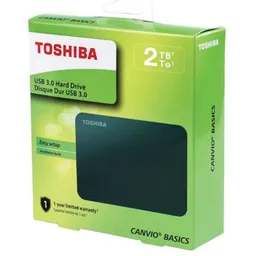 Toshiba Disco Duro 2tb Usb 3.0 Externo Negro
