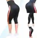 Leggins Deportivo Lycra Pantalón Corto Deporte Mujer Salmon