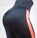 Leggins Deportivo Lycra Pantalón Corto Deporte Mujer Salmon