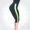 Leggins Deportivo Lycra Pantalón Corto Deporte Mujer Amarillo