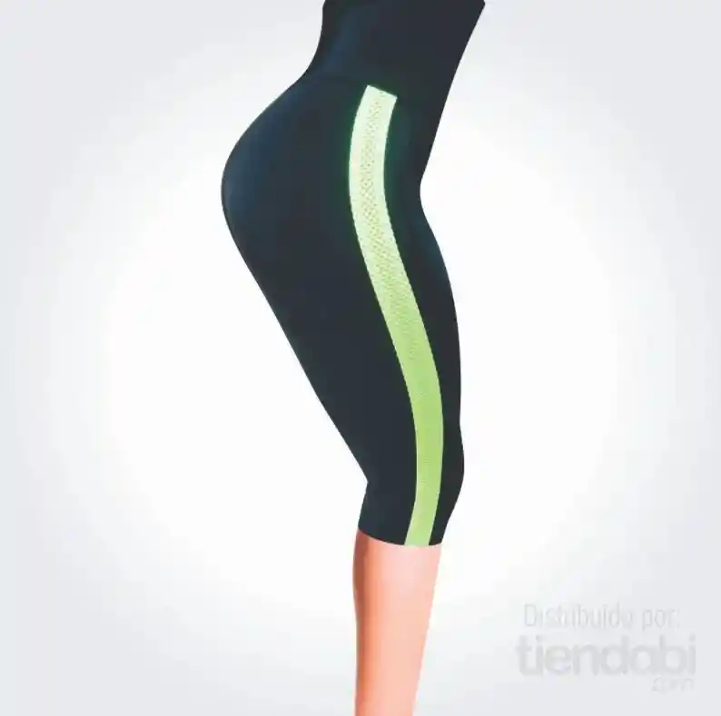 Leggins Deportivo Lycra Pantalón Corto Deporte Mujer Amarillo