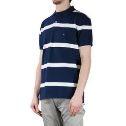 Tommy Hilfiger Talla S - Polo Hombrebreton Stripe Dark Blue