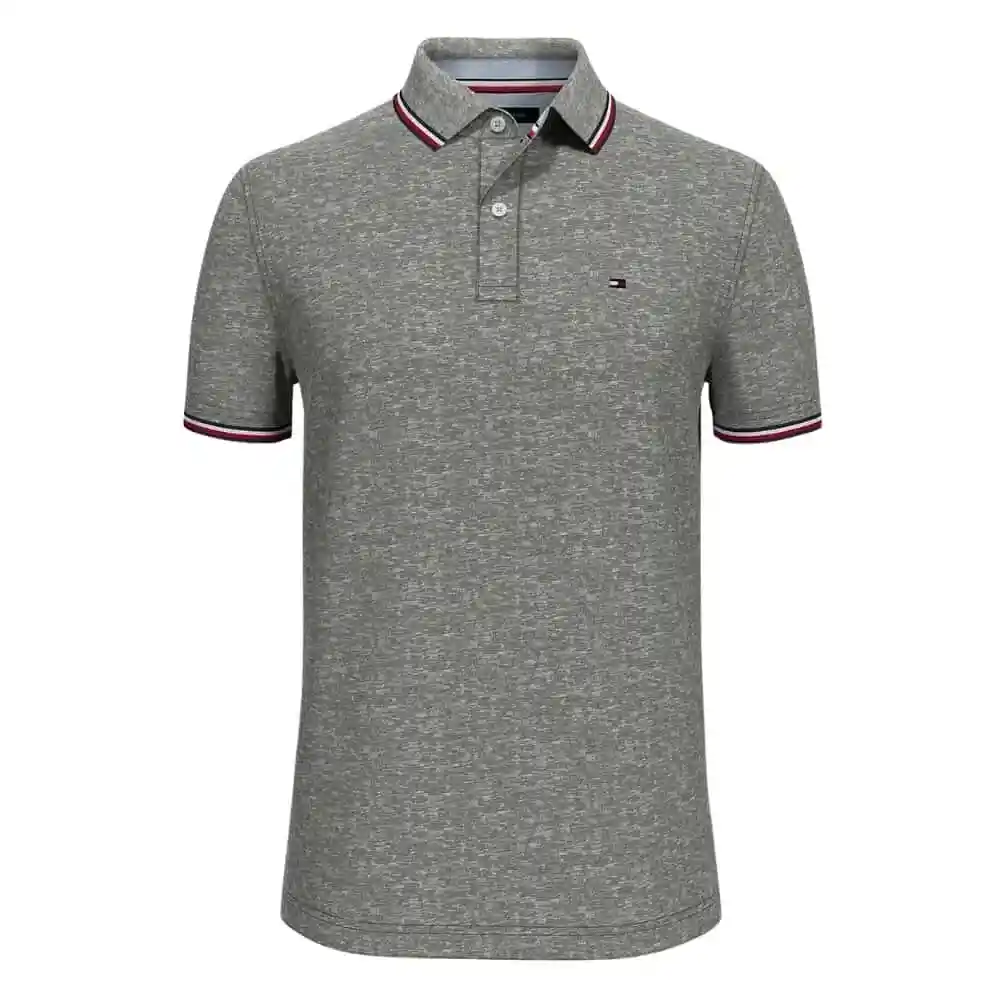 Tommy Hilfiger Talla- Polo Hombrecustom Fit Essential Performance Grey