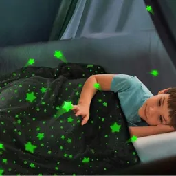 Cobija Manta Luminosa, Brilla En La Oscuridad