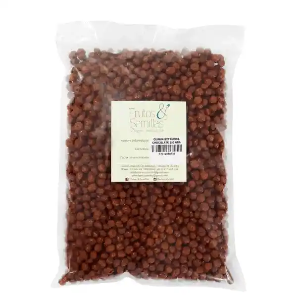 Quinua Pop De Chocolate 100 Grs – Frutos Y Semillas