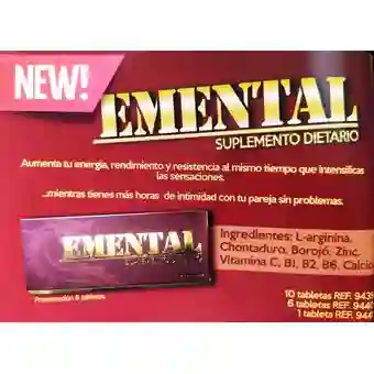 Emental Suplemento Dietario X 10 Original Potenciador