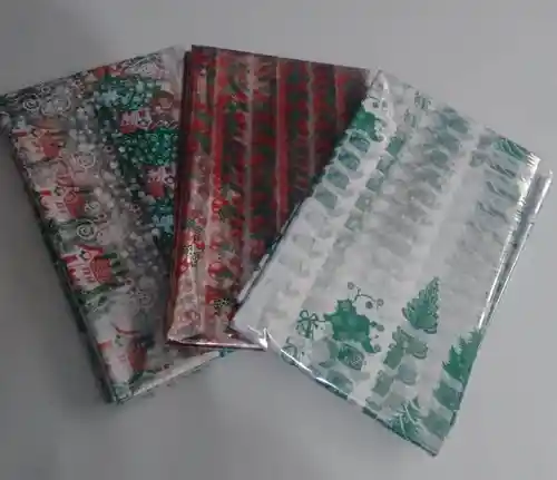 Papel Celofán Navideño