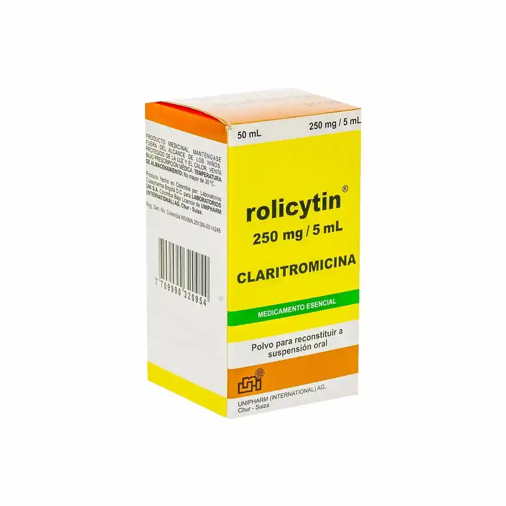 Rolicytin Polvo para Suspensión Oral (250 mg / 5 mL)