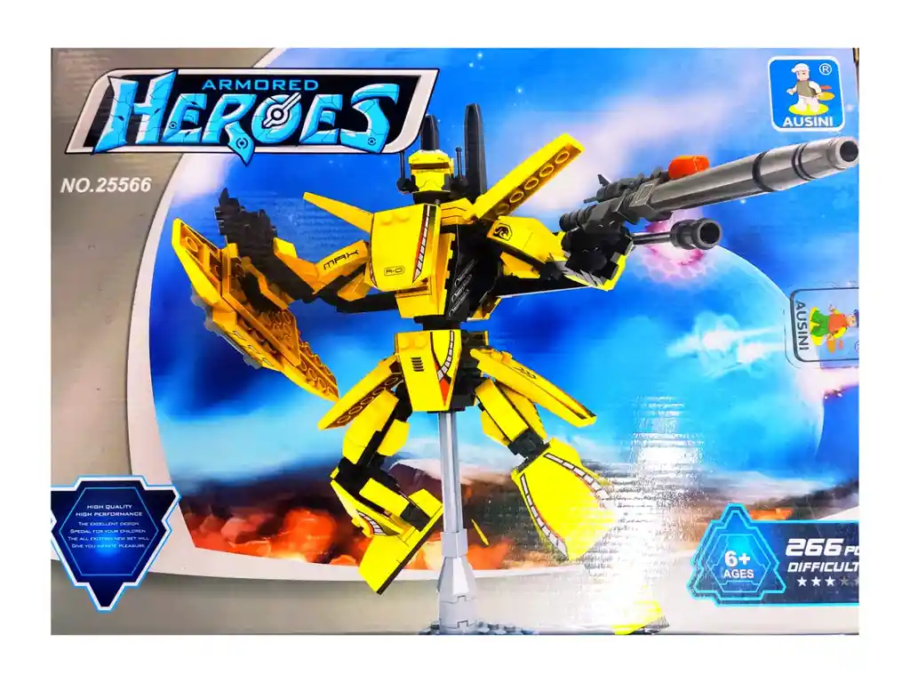 Lego Transformers Harmony Héroes 266 Piezas Para Mayores De 6 Años