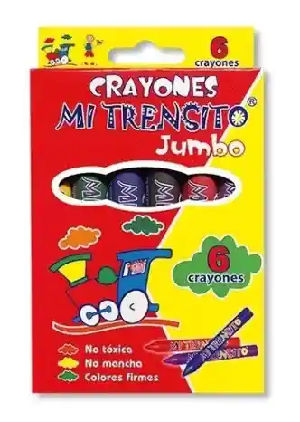 Crayon Mi Trensito Jumbo Cj X 6