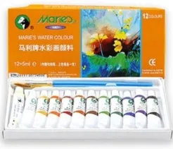 Pintura De Acuarela Marie´s Originales X 12unds Tubo De 5ml C/u Pinturas Acuarelas