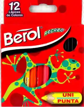 Color Colores Berol Recreo Unipunta Corto Caja X 12 Unidades