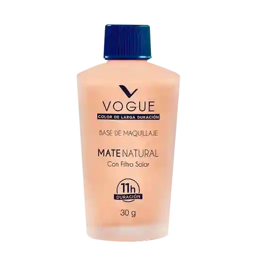 Vogue Base Liquida Mate Natural X 30ml