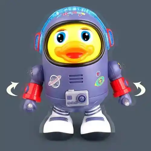 Robot Bailarín Pato Espacial Con Luces Astronauta