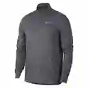 Nike Talla M - Buzodri-Fit Men 1/2 Zip Running Mystic Gray