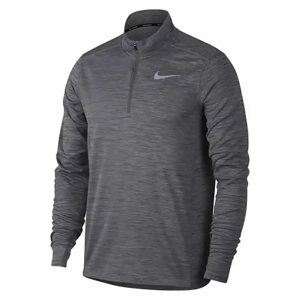 Nike Talla M - Buzodri-Fit Men 1/2 Zip Running Mystic Gray