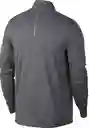 Nike Talla M - Buzodri-Fit Men 1/2 Zip Running Mystic Gray