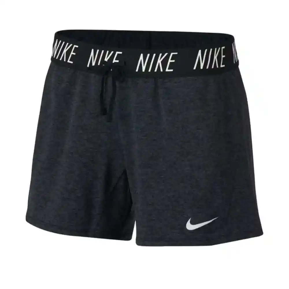 Nike Talla S O M - Shortmujer Dri-Fit Training Gris Deportivo