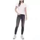 Camiseta Mujer Calvin Klein Mirror Monogram Logo Baby T-shirt White