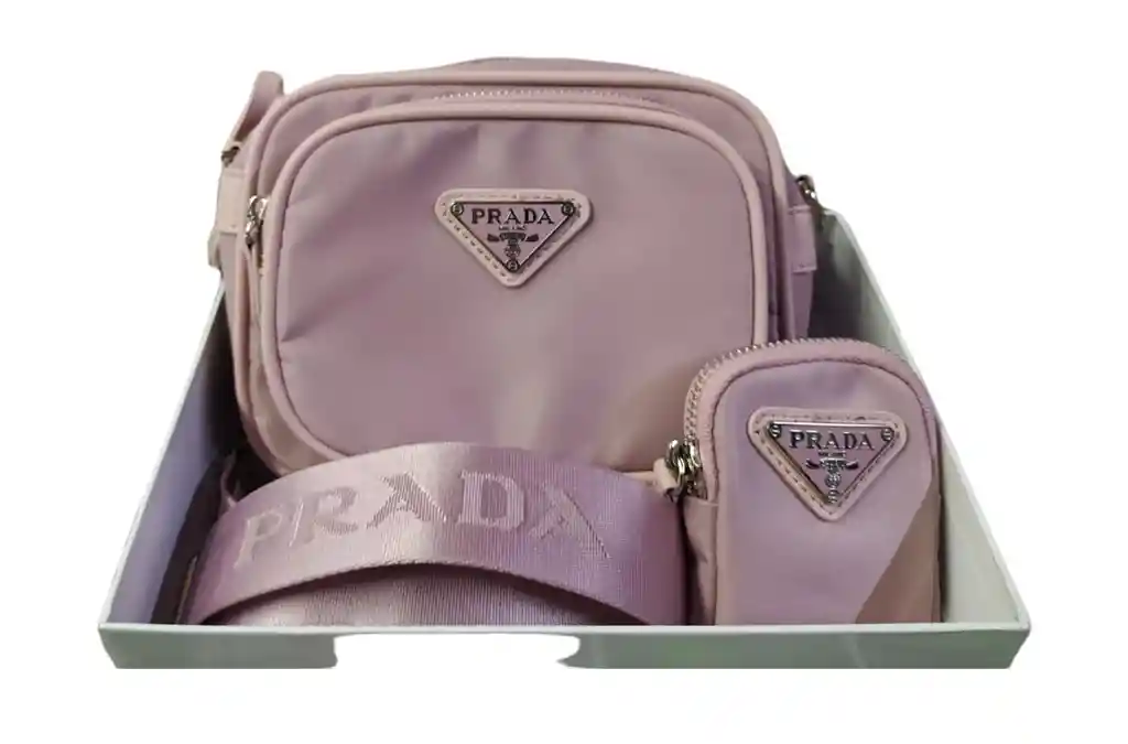 Bolso Con Monedero Tipo Prada