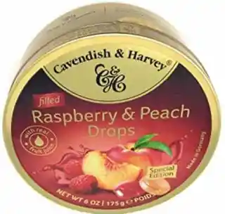 Dulce Cavendish & Harvey Raspberry Y Peach Drops 175g