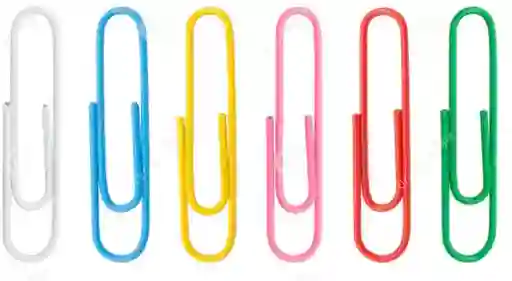 Gancho Clip Colores Paper Clip X100