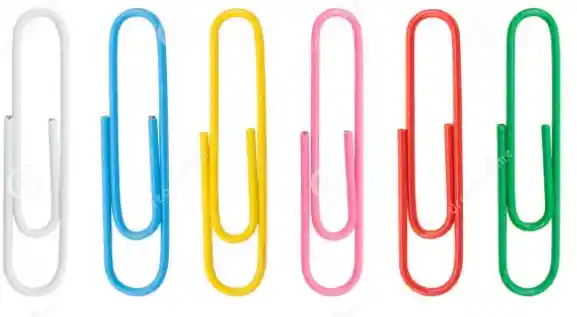 Gancho Clip Colores Paper Clip X100