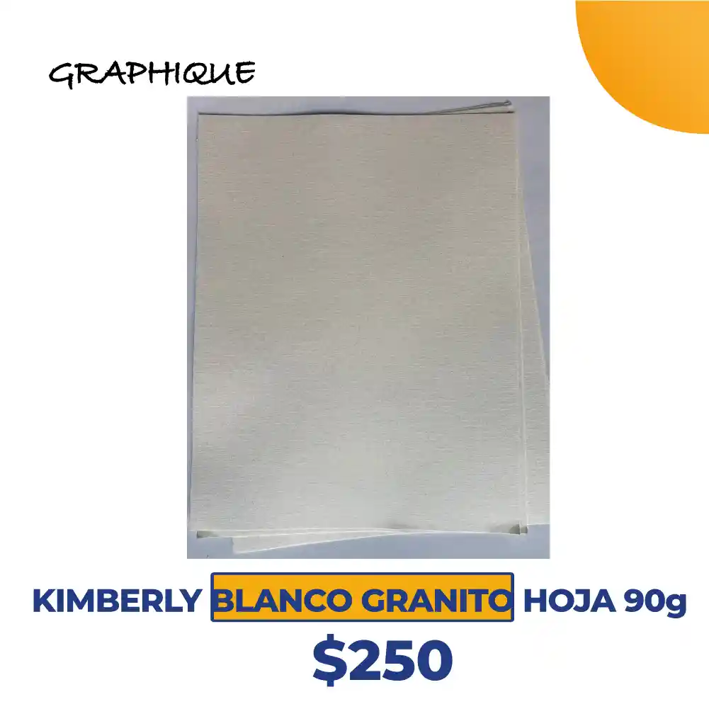 Kimberly Blanco Granito Hoja 90g