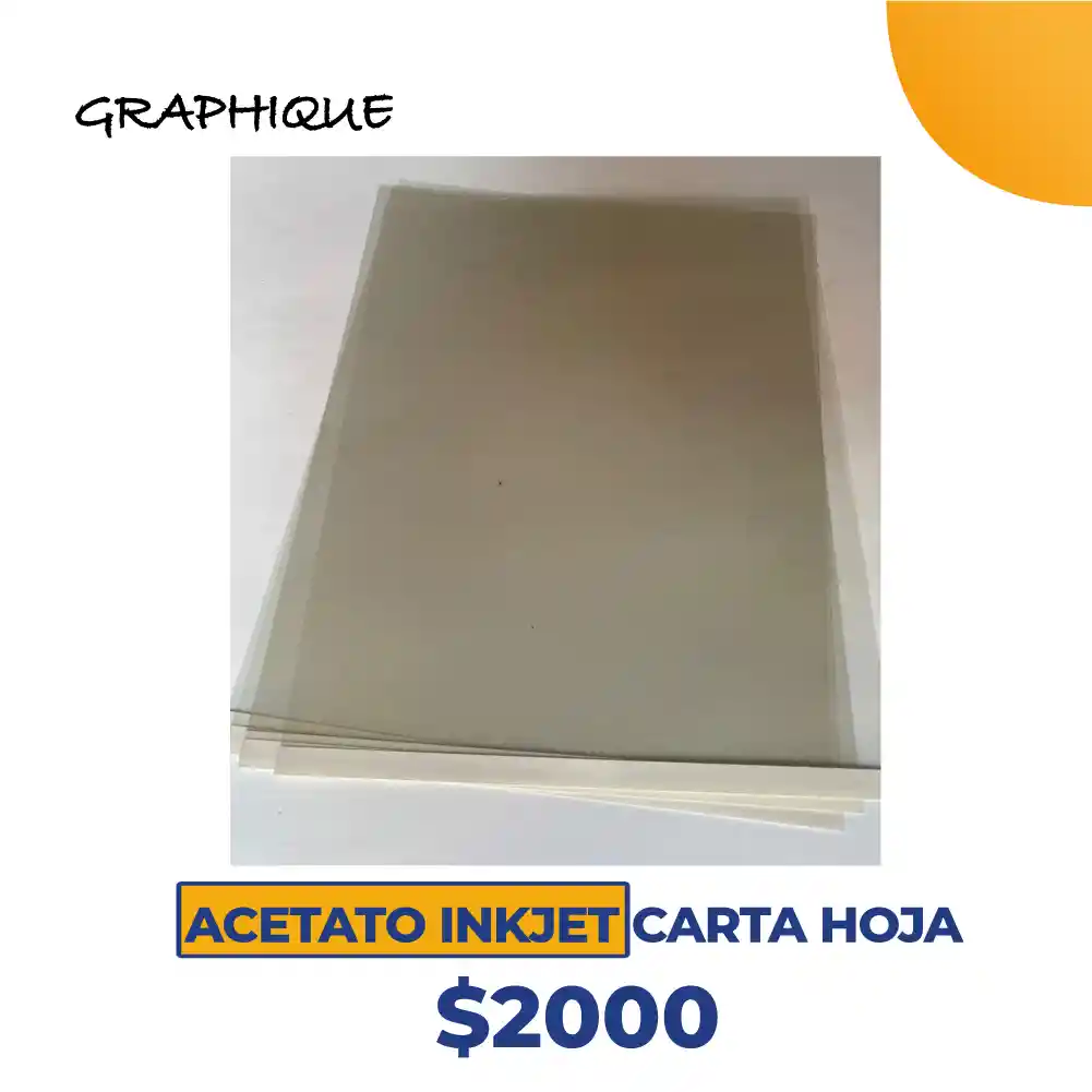 Acetato Inkjet Carta Hoja