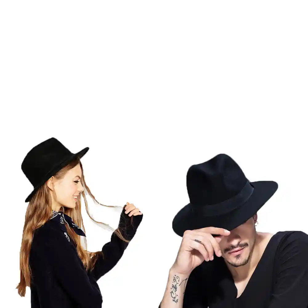 Sombrero Fedora Hombre Mujer Gardel Sol Elegante Fiesta Pro