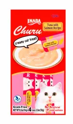 Churu Snack Cremoso para Gato Sabor Atún Y Salmon 