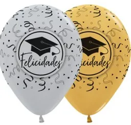 Globos Bombas Sempertex R-12 Felicidades Grado X12