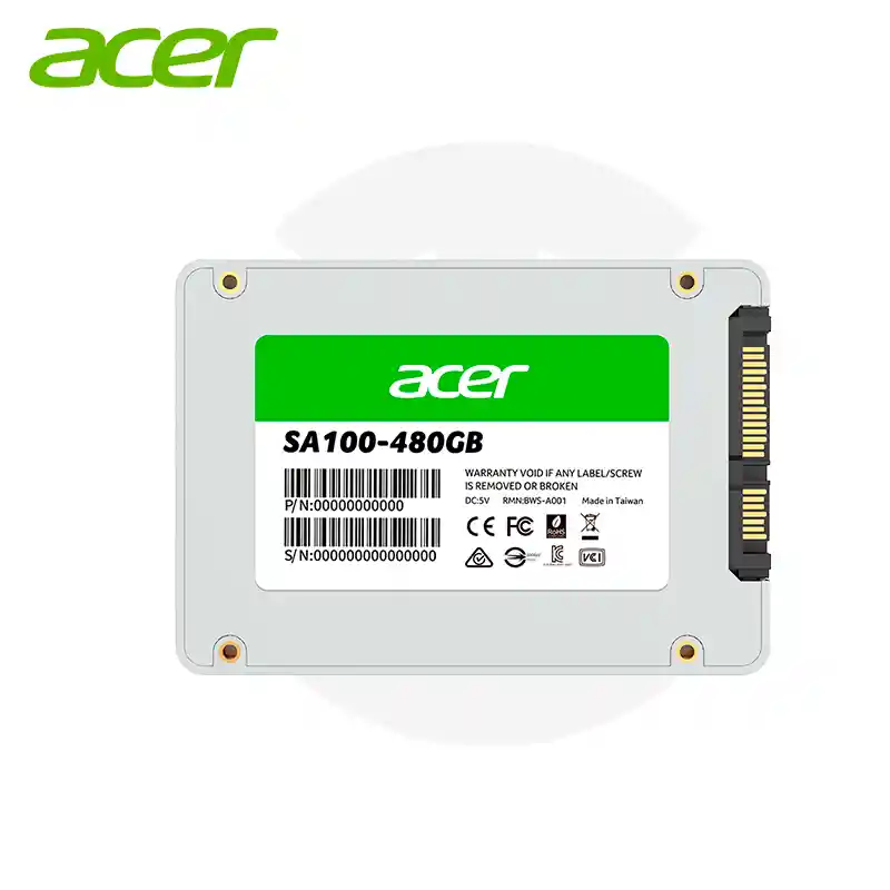 Ssd 480gb Acer Sa100 560mb/s Disco Estado Solido