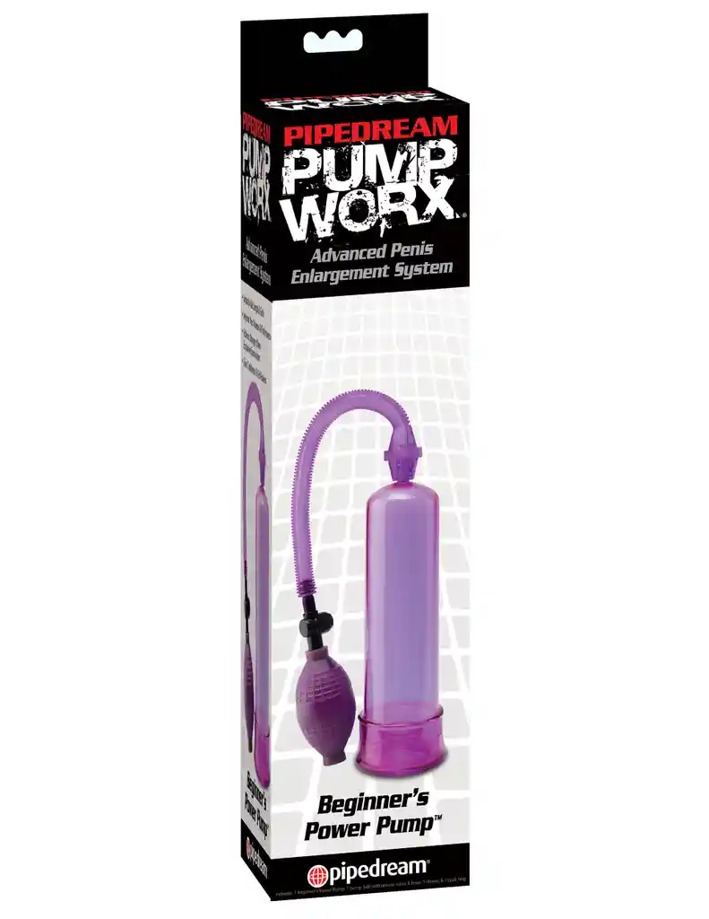 Bomba De Crecimiento Pene Pump Word- Morada Pd-3260-12