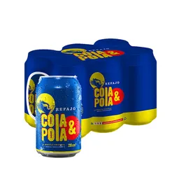 Cola Y Pola Cerveza + Colombiana Lata Six