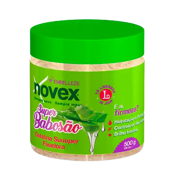 Novex Gel Súper Babosa Fijador X 500 Gr