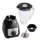 Oster Licuadoracon Vaso De Vidrio Y Control De Perilla 1.5 L Negra