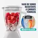 Oster Licuadoracon Vaso De Vidrio Y Control De Perilla 1.5 L Negra