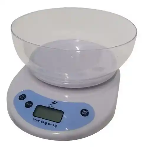 Gramera Digital Con Bandeja Pesa De 5kg Cocina