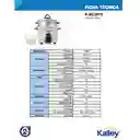 Kalley Arrocera 10 Tazas K-Rcw18 1.8 Litros/ 2 Libras Blanca