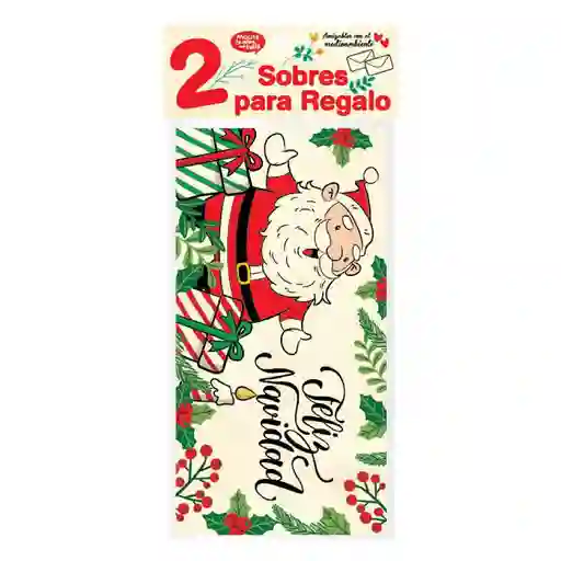 Sobre Regalo Navidad X2 Mouse Digital 350063