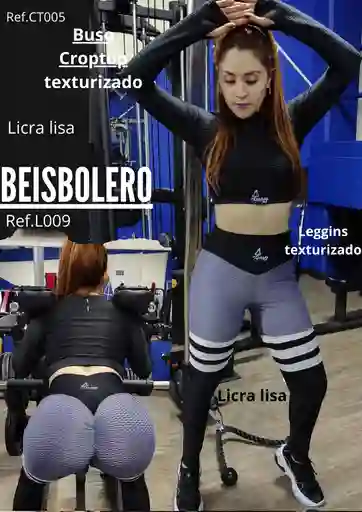 Leggins Beisbolero Licra Lisa