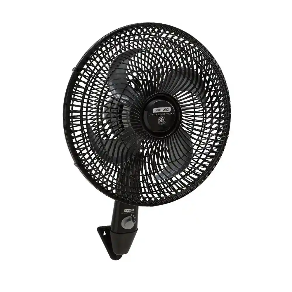 Samurai Ventiladorair Protec Maxx Pared Negro 16"