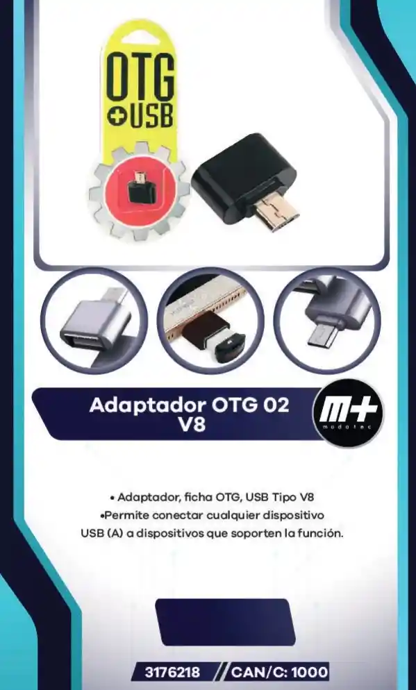 Adpatador Otg V8