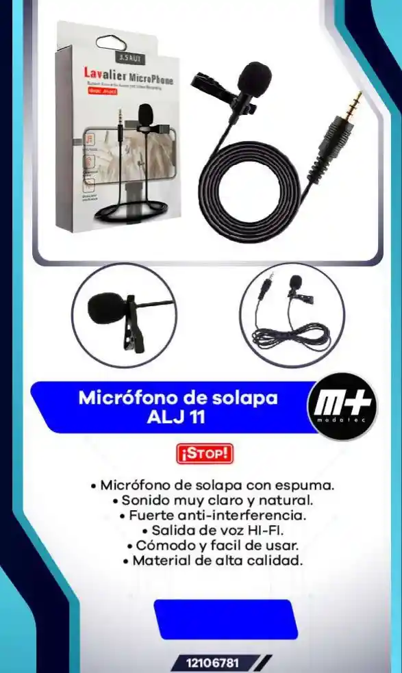 Microfono Solapa Alj-01