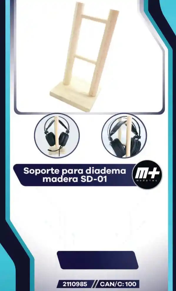 Soporte De Diadema Madera