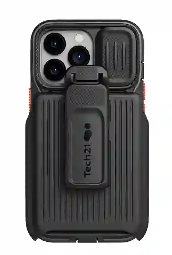 Estuche Protector Iphone 13 Pro Marca Tech21 Evo Max Con Funda Negro