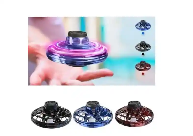 One Spinner Volador Juguete Dr Ovni Led Usb Recargable