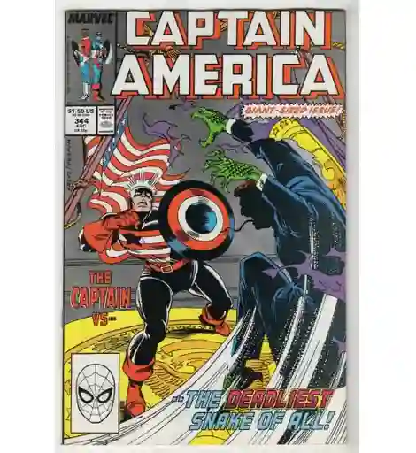 Captain America Giant-sized Issue! The Deadliest Snake Of All! (edición 334))