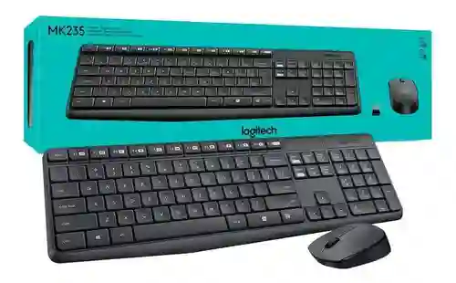 Combo Teclado Y Mouse Logitech Mk235 Inalámbrico